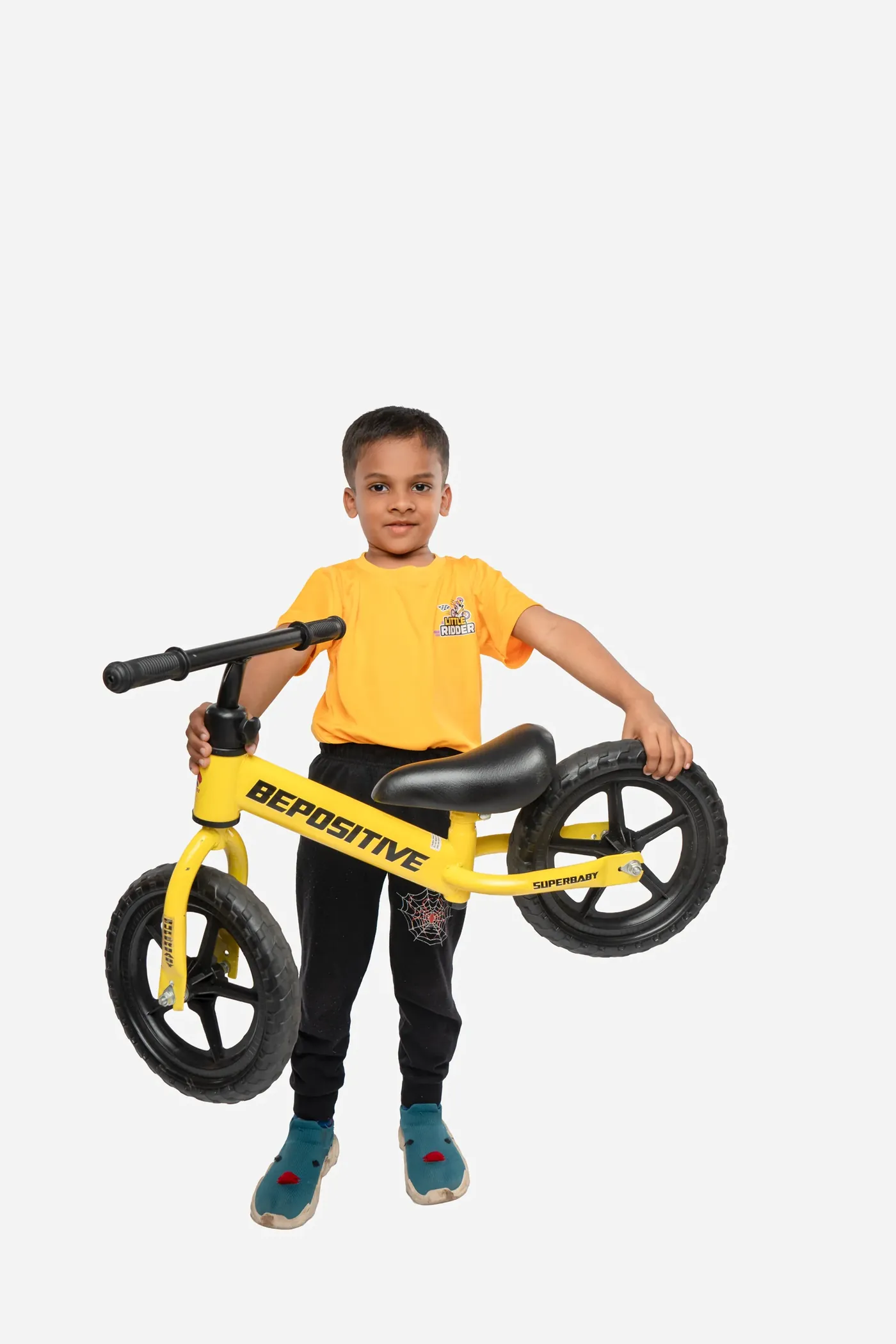 A rider in the Super category